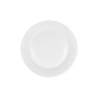 Assiette ronde en carton blanc Ø 18 cm