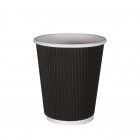 Gobelet carton triple paroi noir 12 Oz