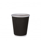 Gobelet carton triple paroi noir 8 Oz