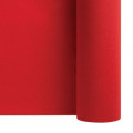Nappe en soft aspect tissu rouge en rouleau 1,20 x 25 m