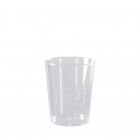 Verrine ronde en plastique transparent 4 cL