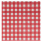 Serviette en soft aspect tissu vichy rouge et blanc 40 x 40