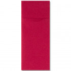 Serviette en soft aspect tissu bordeaux pliage kangourou 40 x 40